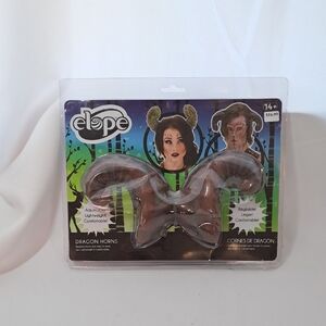 Elope Dragon Horns Costume Accessory - Brown